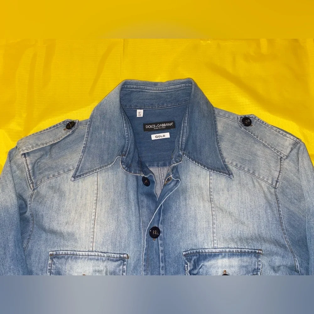 DOLCE & GABBANA® ultra sexy western denim shirt (17) - Picture 4 of 6